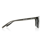 Occhiali da sole ecologici polarizzati con protezione UV400 Swiss Peak color nero vista con logo
