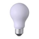 Antistress a forma di lampadina da personalizzare color bianco prima vista