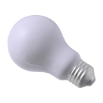 Antistress a forma di lampadina da personalizzare color bianco terza vista