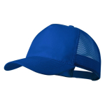 Cappello 5 pannelli con rete posteriore e chiusura regolabile in plastica prima vista