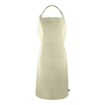Grembiule in cotone Fairtrade con chiusura regolabile 180 g/m2 color naturale prima vista