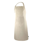 Grembiule in cotone Fairtrade con chiusura regolabile 180 g/m2 color naturale seconda vista