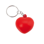 Portachiavi con antistress a forma di cuore da personalizzare