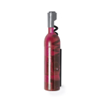 Cavatappi magnetico a forma di bottiglia di vino con apribottiglie color rosa nona vista