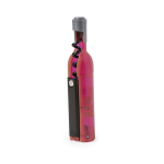 Cavatappi magnetico a forma di bottiglia di vino con apribottiglie color rosa prima vista