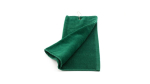 Asciugamano assorbente in cotone con moschettone da trasporto 40x50 cm color verde scuro seconda vista