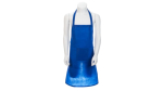 Set grembiule e cappello da cucina in non-woven per bambini color blu terza vista