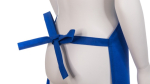 Set grembiule e cappello da cucina in non-woven per bambini color blu quarta vista