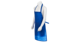 Set grembiule e cappello da cucina in non-woven per bambini color blu prima vista