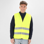 Gilet riflettente ad alta visibilità omologato per adulti