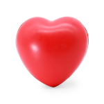 Antistress a forma di cuore in vari colori personalizzabile color rosso seconda vista