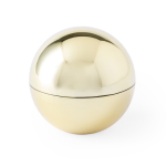 Balsamo labbra a forma di sfera in colori brillanti SPF15 color oro prima vista