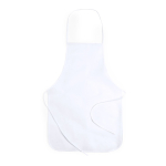 Grembiule per sublimazione in TNT con nastri abbinati da 80 g/m2 color bianco seconda vista