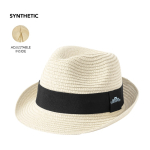 Cappello regolabile dall'interno con nastro nero per personalizzare