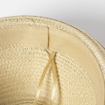 Cappello regolabile dall'interno con nastro nero per personalizzare quarta vista