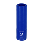 Burrocacao con protezione SPF15 in confezione di cartone riciclato FSC color blu prima vista