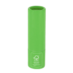Burrocacao con protezione SPF15 in confezione di cartone riciclato FSC color verde prima vista