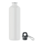 Borraccia anti-perdita in acciaio inox riciclato da 750ml color bianco