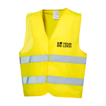 Gilet ad alta visibilità per uso professionale XL RFX™ vista area di stampa
