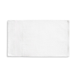 Asciugamano in cotone multiuso fabbricato in Europa 380 g/m2 color bianco