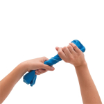 Asciugamano refrigerante in microfibra con protezione solare color blu quarta vista