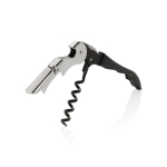Cavatappi classico da cameriere in acciaio inox con scatola color nero