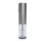 Apribottiglie elettrico in acciaio inox ricaricabile via USB color grigio terza vista
