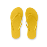 Infradito da spiaggia disponibili in vari colori color giallo prima vista
