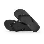 Infradito con logo, suola in EVA e cinturini trasparenti Pool color nero prima vista