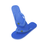 Infradito con logo e con la bandiera del Brasile Brasileiras color blu prima vista