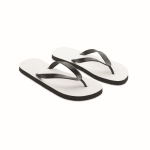 Infradito da personalizzare tramite sublimazione Beach Sublim color nero
