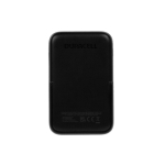 Powerbank elegante e compatto da portare sempre con te 5000 mAh color nero vista posteriore