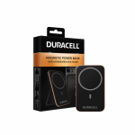 Powerbank elegante e compatto da portare sempre con te 5000 mAh color nero vista con scatola