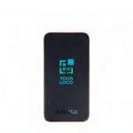 Power bank Duracell 10.000mAh con ricarica doppia USB-C e USB-A vista area di stampa