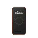 Power bank wireless a ricarica rapida 25W Duracell 10.000 mAh color nero vista area di stampa