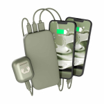 Power bank a ricarica rapida 20W Fresh 'n Rebel 18.000mAh color verde tenue