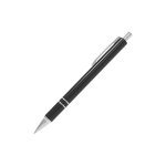 Penna a sfera in alluminio personalizzabile dal design moderno con inchiostro blu color nero