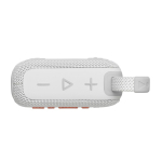 Altoparlante JBL Go 4 colorato e piccolo con potenza di 4,2W color bianco vista superiore