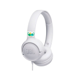 Cuffie con archetto pieghevoli con cavo JBL Wave Flex 2 color bianco