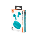 Auricolari wireless JBL Wave Flex 2 con 40 ore di autonomia color blu sbiadito