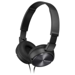 Cuffie compatte personalizzabili con cavo Sony MDR-ZX310 color nero