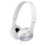 Cuffie compatte personalizzabili con cavo Sony MDR-ZX310 color bianco
