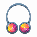 Cuffie Sony WH-CH520 eleganti con connessione wireless color blu vista frontale