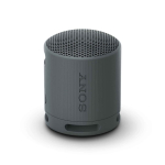 Altoparlante wireless Sony SRS-XB100 resistente ad acqua e polvere color nero vista angolo frontale destro