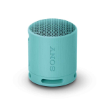 Altoparlante wireless Sony SRS-XB100 resistente ad acqua e polvere color blu vista angolo frontale destro