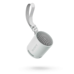 Altoparlante wireless Sony SRS-XB100 resistente ad acqua e polvere color grigio vista angolo frontale destro