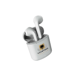 Cuffie Twins Core Fresh 'n Rebel con controllo touch e ricarica rapida color bianco sporco
