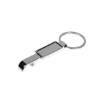 Apribottiglie metallico portatile per eventi e uso quotidiano color argento