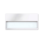 Porta badge magnetico riutilizzabile per eventi e congressi color bianco