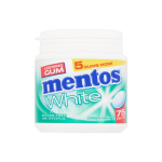 Scatola con 75 gomme senza zucchero Mentos Gum Mint 138g color menta verde